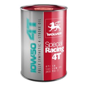 Four-stroke engine oil WOLVER SPECIAL RACING 4T SAE 10W-50 canister 1L tin<br><br>Fully Synthetic