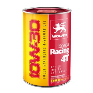 Four-stroke engine oil WOLVER SPECIAL RACING 4T SAE 10W-30 canister 1L tin<br><br>Fully Synthetic